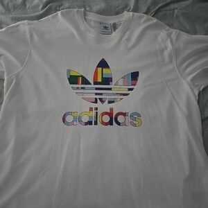 Adidas Multicolor Flag Fill Tee
